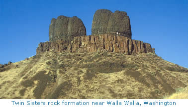 Photo:  Twin Sisters near Walla Walla