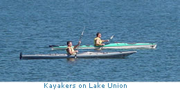 Photo: Kayakers on Lake Union