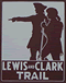 Lewis and Clark trail sign